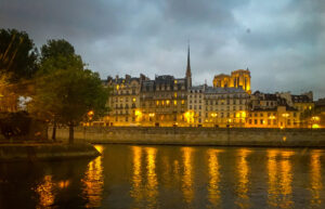 Paris in the Evening Photo